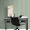 Origin Wallcoverings tapeet madu nahk - salvei roheline