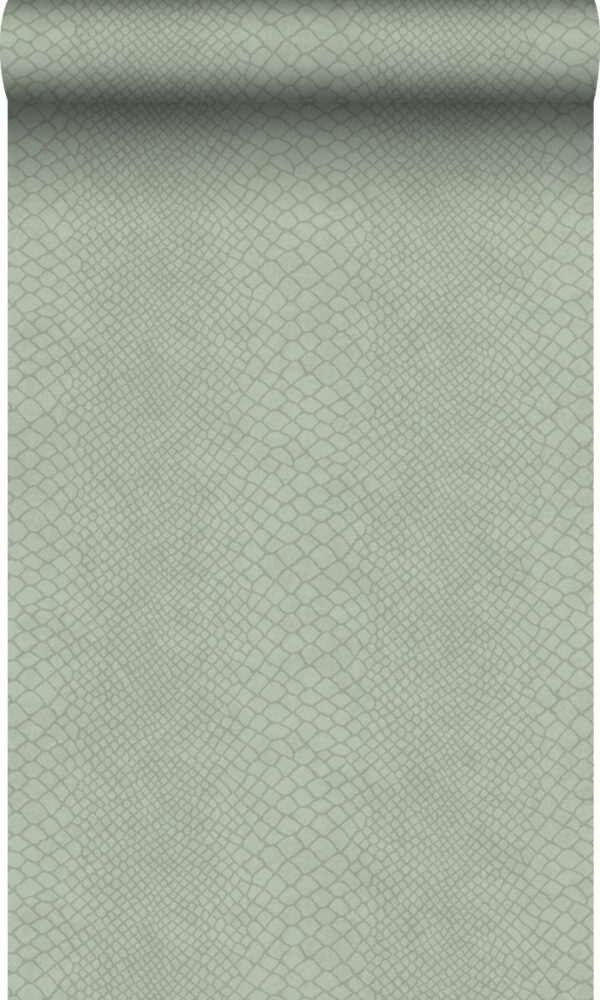 Origin Wallcoverings tapeet madu nahk - salvei roheline