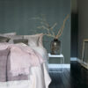 Origin Wallcoverings tapeet madu nahk - sinakasroheline
