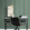 Origin Wallcoverings krokodillinahk tapeet - hallikasroheline