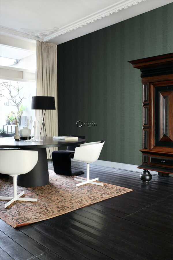 Origin Wallcoverings krokodillinahk tapeet - hallikasroheline