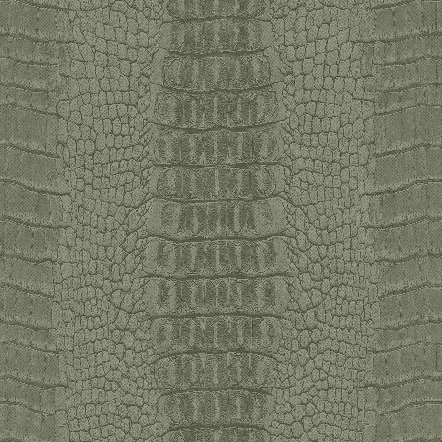 Origin Wallcoverings krokodillinahk tapeet - hallikasroheline