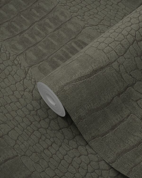 Origin Wallcoverings krokodillinahk tapeet - taupe