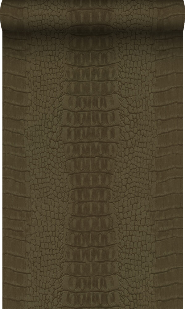 Origin Wallcoverings tapeet krokodillinahk - pruun