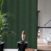 Origin Wallcoverings krokodillinahk tapeet - tume roheline