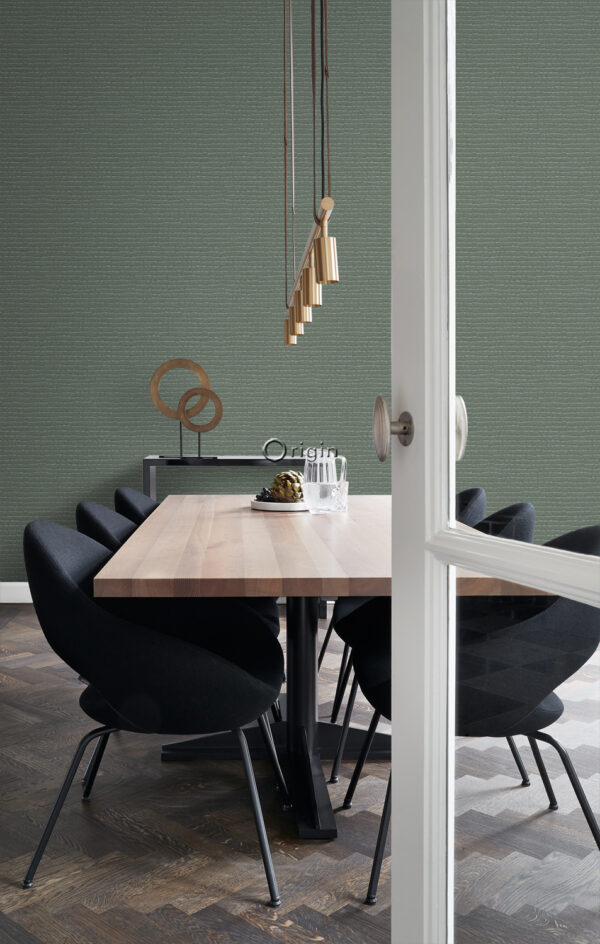 Origin Wallcoverings tapeet krokodillinahk - hallikas sinine