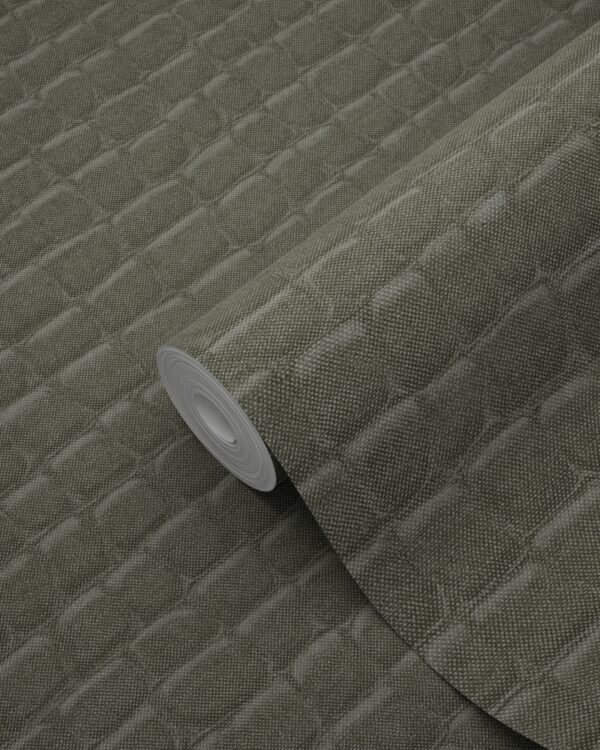 Origin Wallcoverings krokodillinahk tapeet - taupe