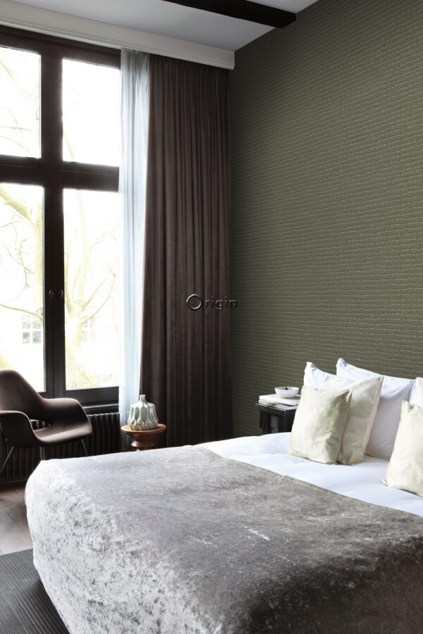Origin Wallcoverings krokodillinahk tapeet - taupe
