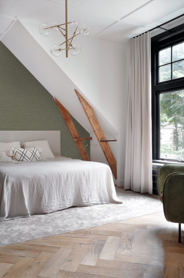 Origin Wallcoverings krokodillinahk tapeet - taupe
