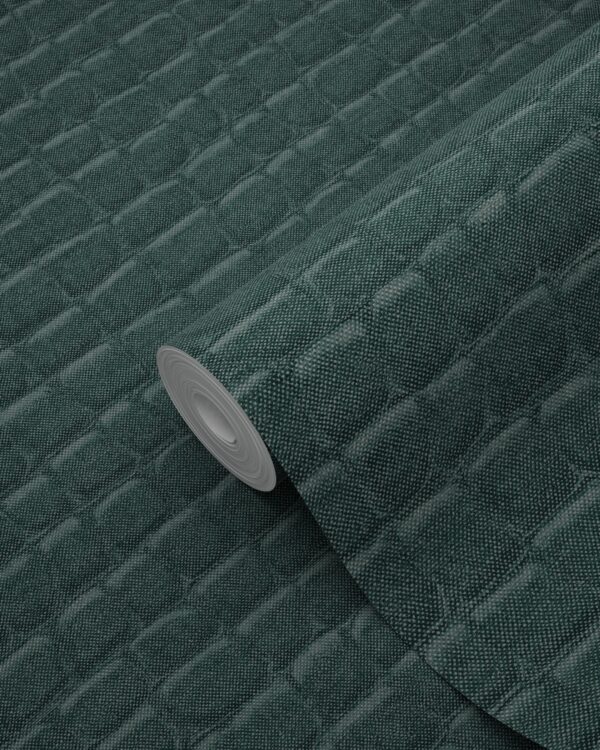 Origin Wallcoverings krokodillinahk tapeet - sinakasroheline