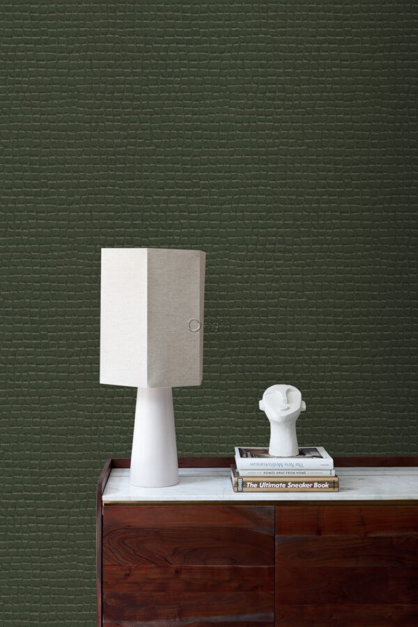 Origin Wallcoverings krokodillinahk tapeet - sammalroheline