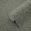 Origin Wallcoverings tapeedi plaatmotiiv madu nahk mustriga - hallikasroheline