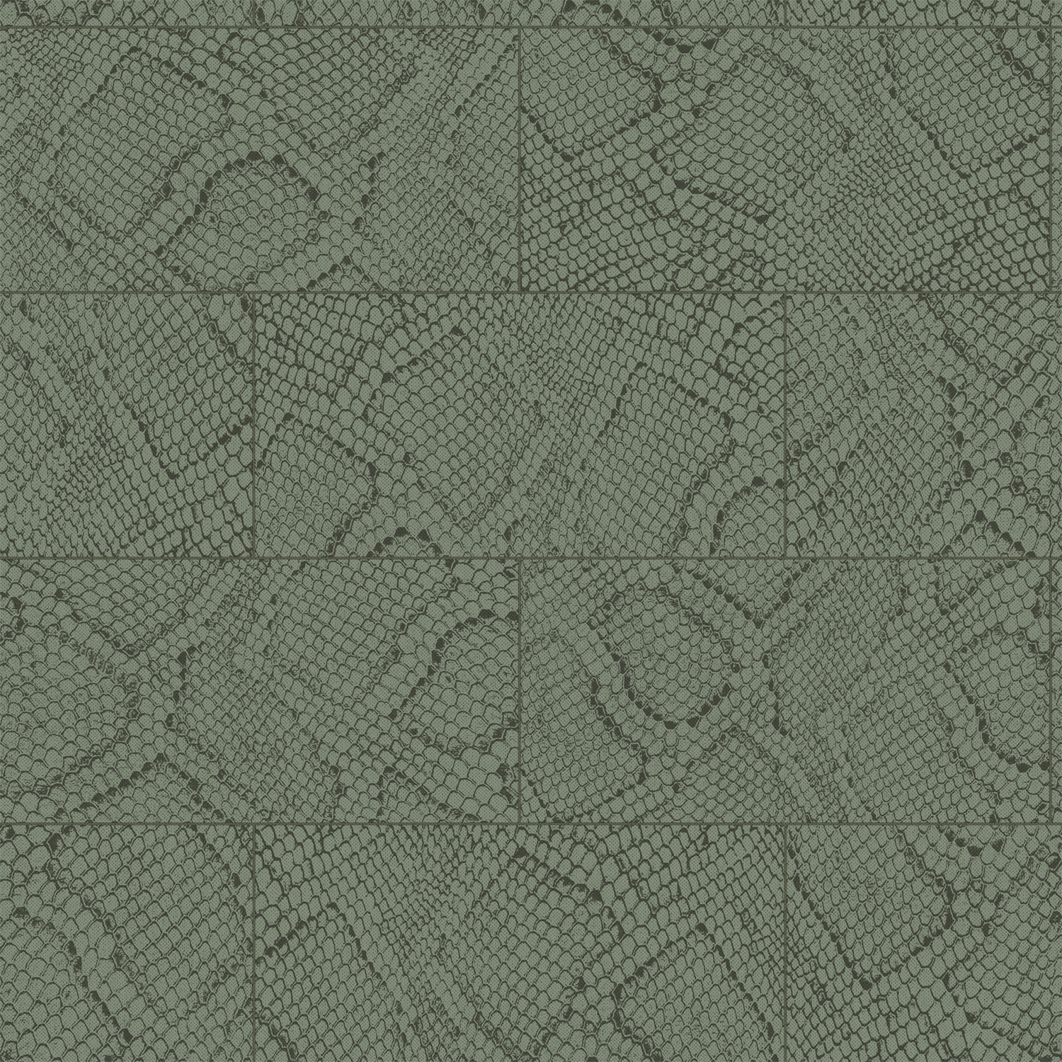 Origin Wallcoverings tapeedi plaatmotiiv madu nahk mustriga - hallikasroheline
