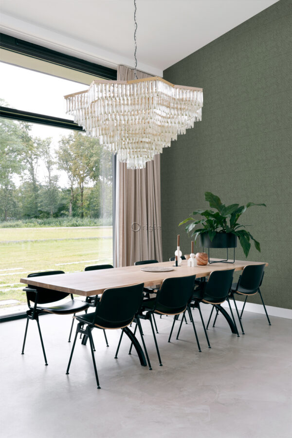 347787_e11_3 Origin Wallcoverings tapeedi plaatmotiiv madu nahk mustriga - hallikasroheline