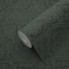 Origin Wallcoverings tapeedi plaatmotiiv madu nahk - tume roheline