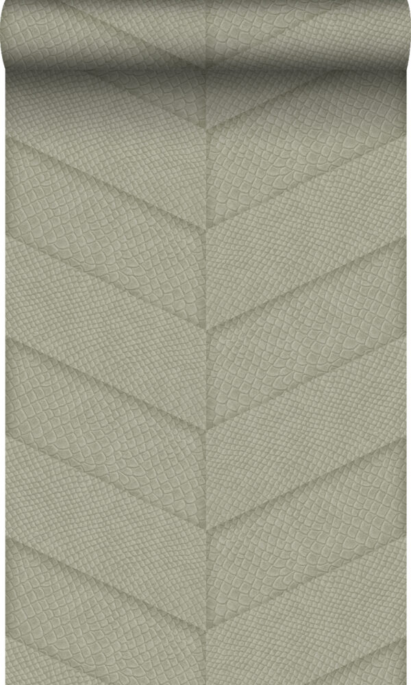 347790_r Origin Wallcoverings tapeedi plaatmotiiv madu nahk muster - beež