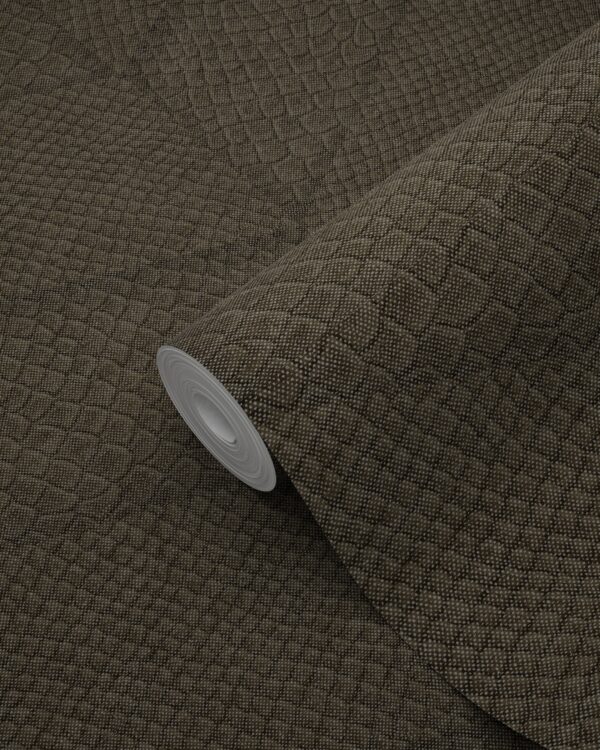 347794_d Origin Wallcoverings tapeedi plaatmotiiv madu nahk muster - pruun