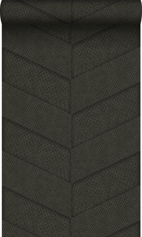 347795_r Origin Wallcoverings tapeedi plaatmotiiv madu nahk muster - tumepruun
