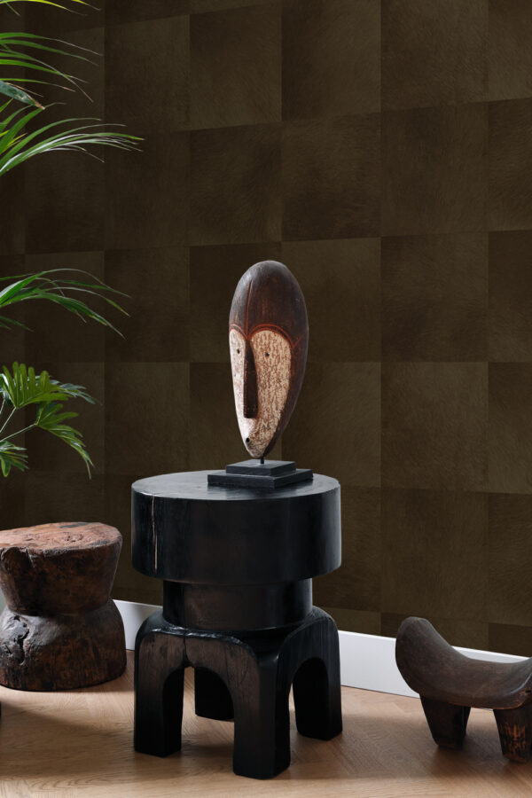 Origin Wallcoverings loomanahk tapeet - roostepruun