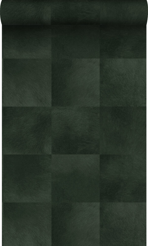 Origin Wallcoverings loomanahk mustriga tapeet - tume roheline