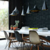 Origin Wallcoverings loomanahk muster - tindisinine