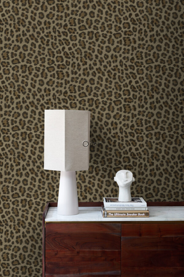 Origin Wallcoverings tapeet leopardimuster - pruun ja beež