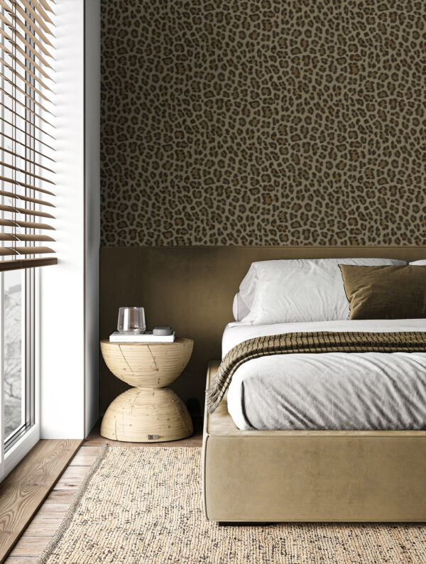 Origin Wallcoverings tapeet leopardimuster - pruun ja beež