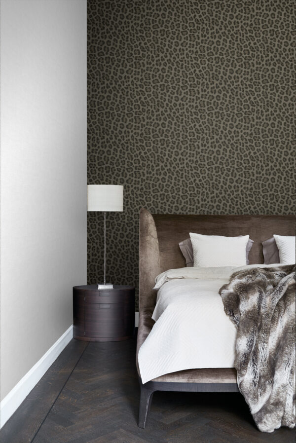 Origin Wallcoverings tapeet leopardimuster - taupe