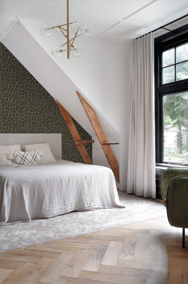 Origin Wallcoverings tapeet leopardimuster - taupe