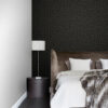 Origin Wallcoverings tapeet leopardimuster - tumehall ja must