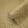 Origin Wallcoverings tapeet palmilehed - sinepikollane