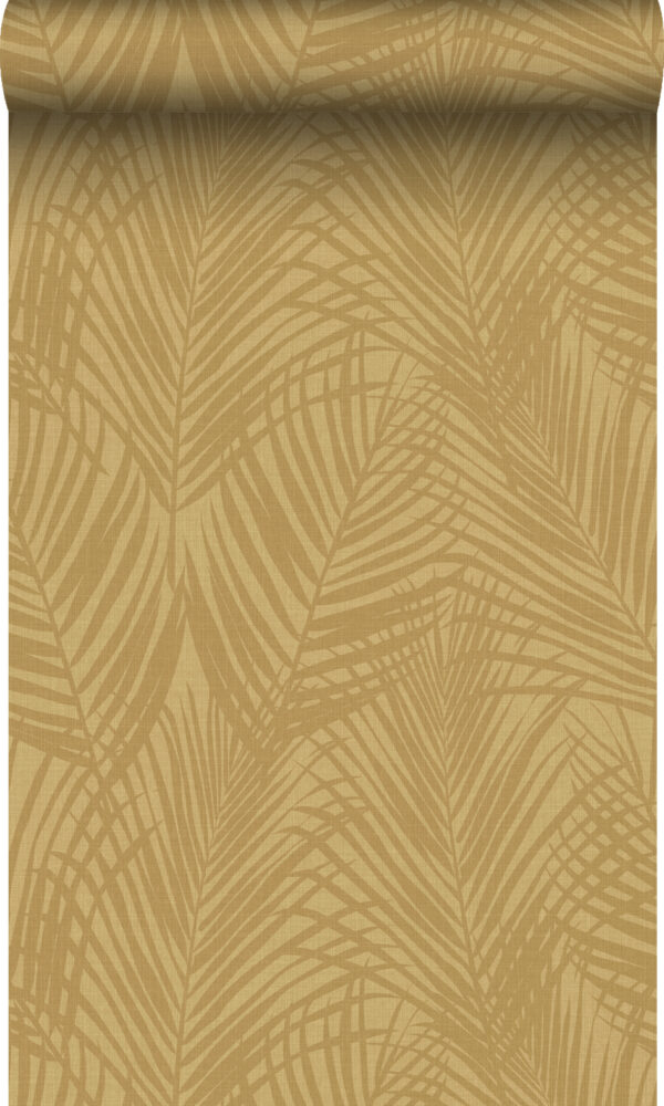 Origin Wallcoverings tapeet palmilehed - sinepikollane