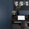 Origin Wallcoverings tapeet seinapaneel tumesinine