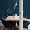 Origin Wallcoverings tapeet seinapaneel tumesinine