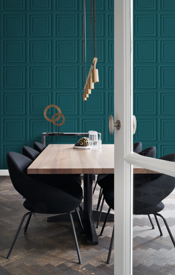 Origin Wallcoverings tapeet seinapaneelid - sinakasroheline