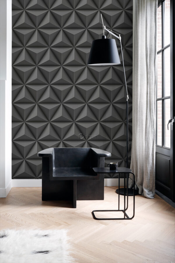 Origin Wallcoverings tapeet graafika 3D tumehall