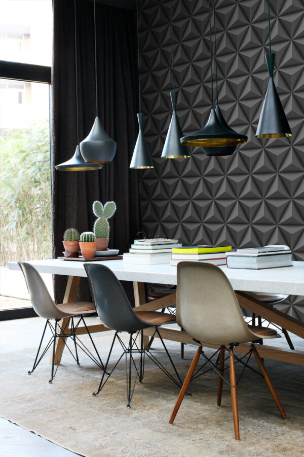 Origin Wallcoverings tapeet graafika 3D tumehall