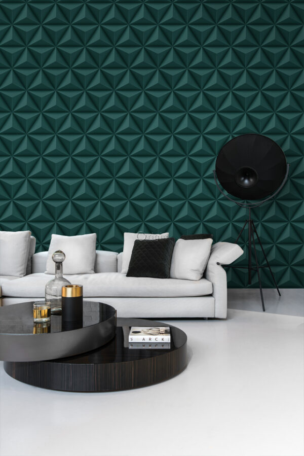 Origin Wallcoverings tapeet graafika 3D sinakasroheline