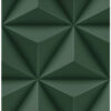 Origin Wallcoverings tapeet graafika 3D tume roheline