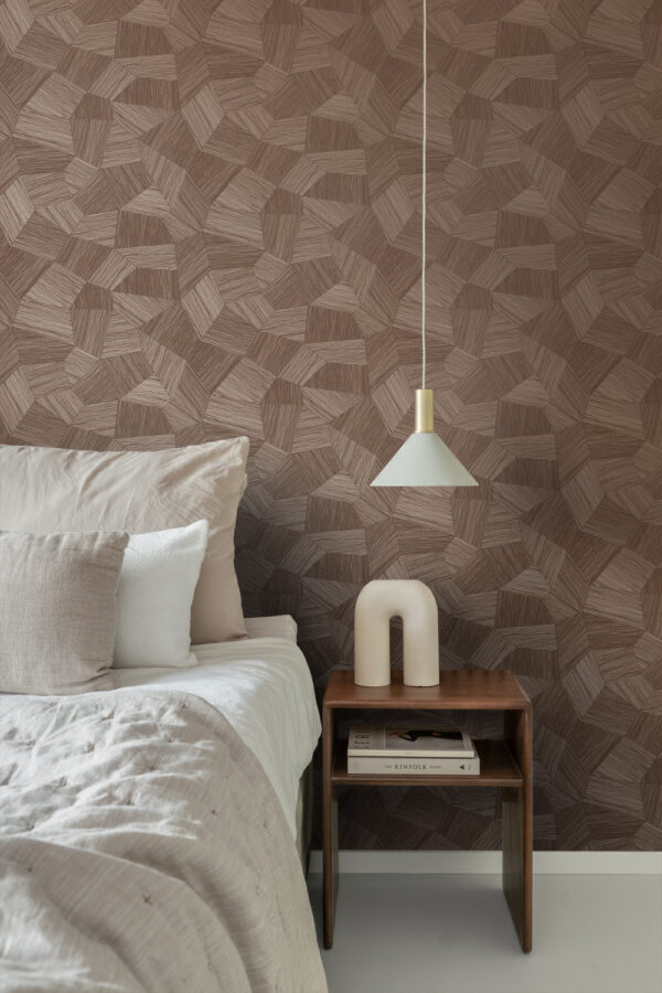 Origin Wallcoverings 3D roostetapeet - pruun