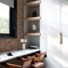 Origin Wallcoverings 3D roostetapeet - pruun