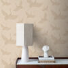 Origin Wallcoverings tapeet kraanlinnud - beež