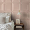 Origin Wallcoverings tapeet seinapaneel antiikroosa