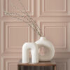 Origin Wallcoverings tapeet seinapaneel antiikroosa