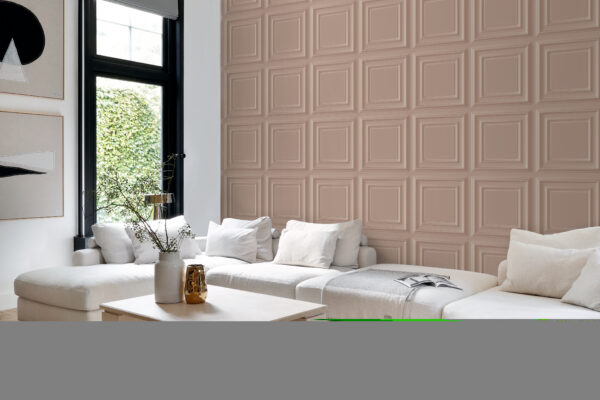 Origin Wallcoverings tapeet seinapaneel antiikroosa