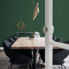 Origin Wallcoverings tapeet seinapaneel tume roheline