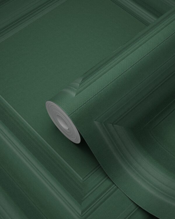 Origin Wallcoverings tapeet seinapaneel tume roheline