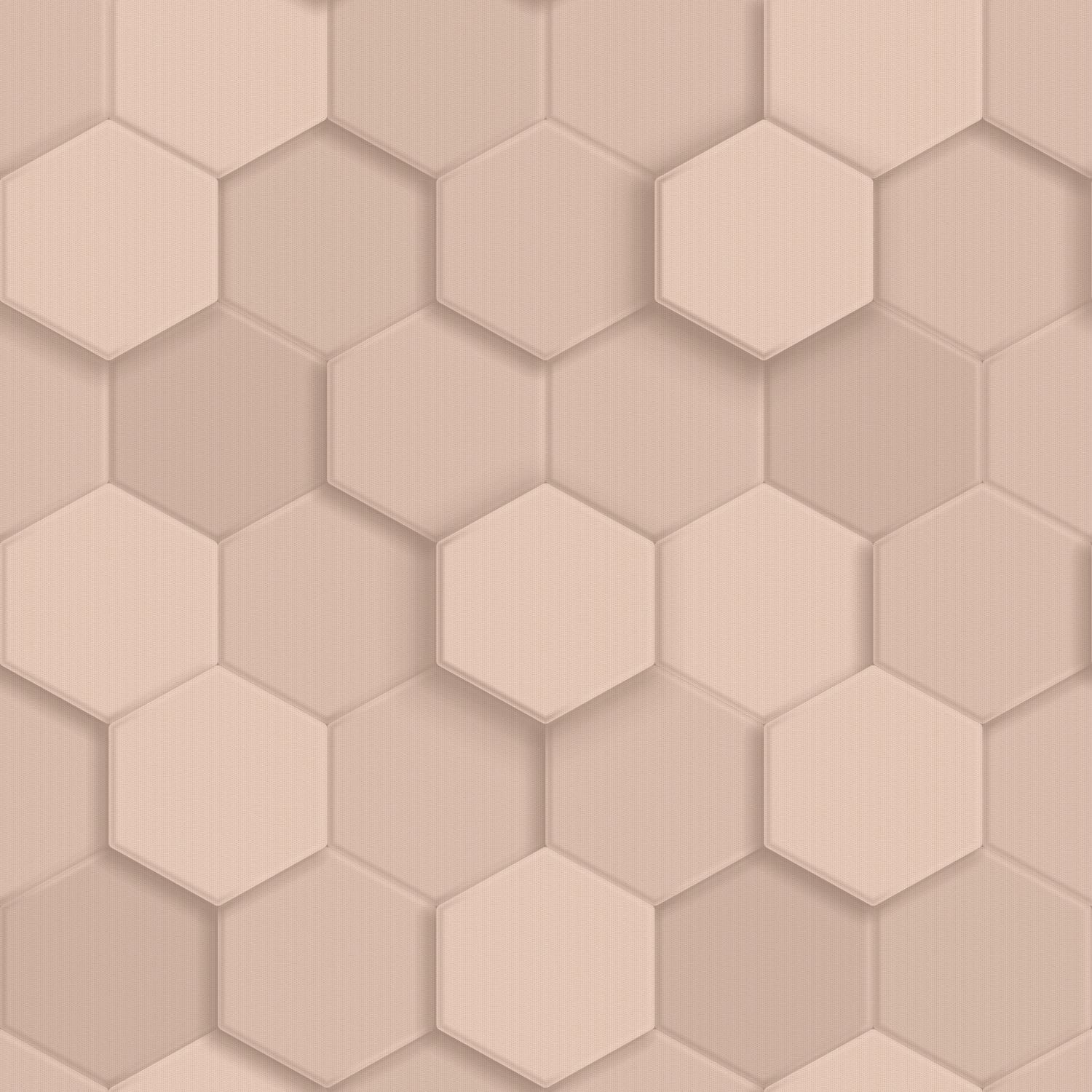 Origin Wallcoverings 3d mesilasvaha motiiv tapeet - heleroosa