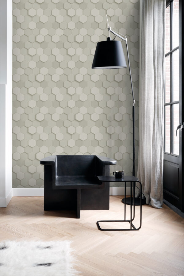 Origin Wallcoverings 3d mesilasvaha motiiv tapeet - helehall