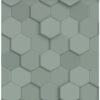 Origin Wallcoverings 3D mesilasvõrgu motiiv tapeet - hallikasroheline